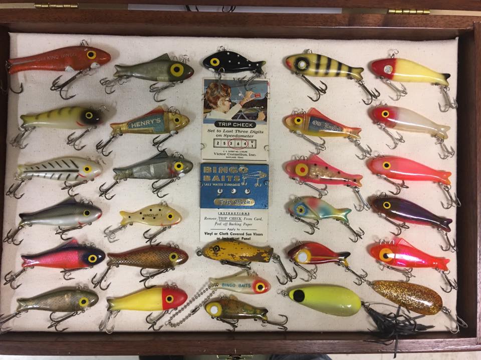 Displaying Fishing Lures in a box