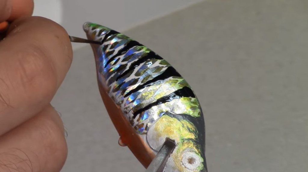 Painting a Fishing Lure