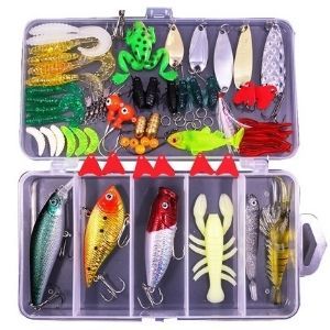 Small Product Image of 77Pcs Fishing Lures Kit Set for Salmon