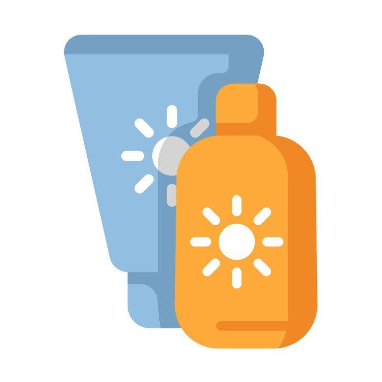 Vector Image of Sunscreen Bottle