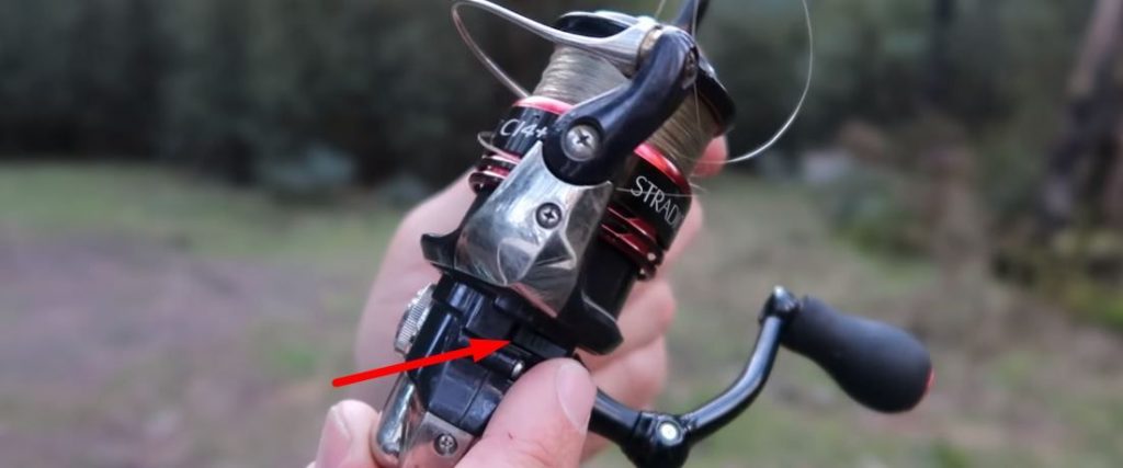 the anti reverse on a fishing reel