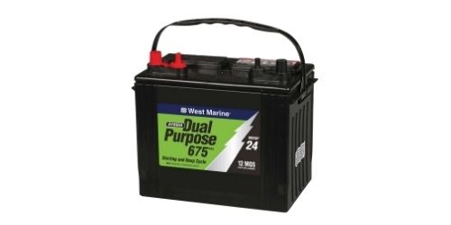 Image of a dual Purpose battery